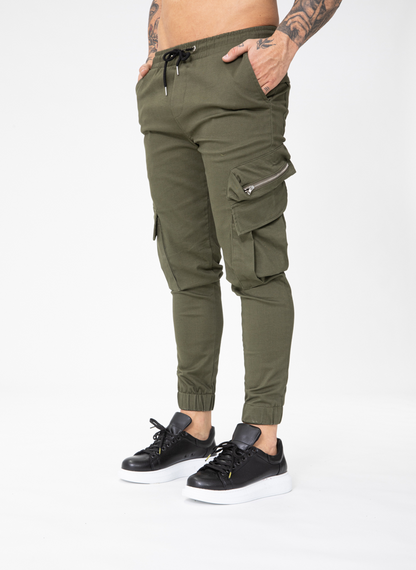 Cargo broek groen