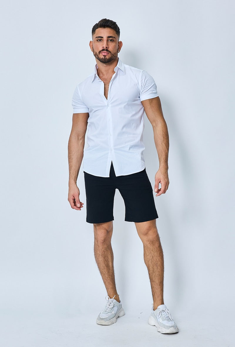 Overhemd 'Dubai' short sleeve wit