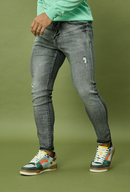 Jeans Slim-Fit grijs