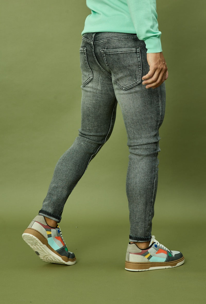 Jeans Slim-Fit grijs