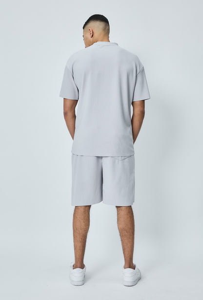 T-shirt + short 'Premium' grijs