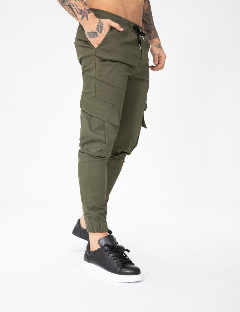 Cargo broek groen