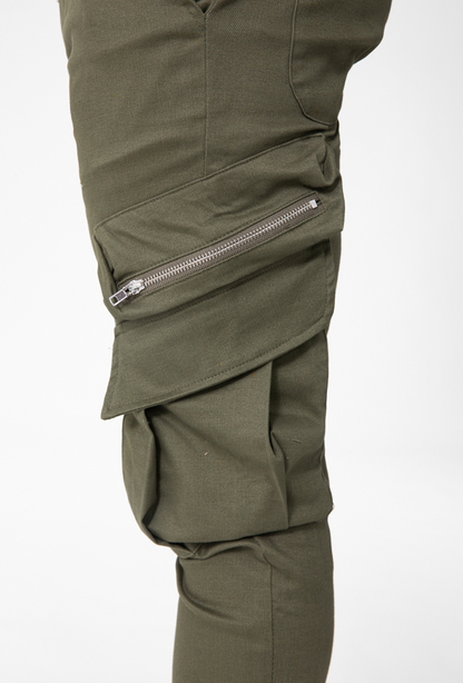 Cargo broek groen